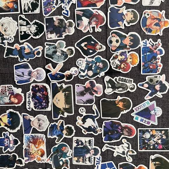 Blue Lock Anime Sticker Set 50 pcs Japanese Anime - Picture 4 of 5